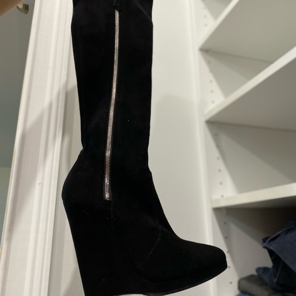 casadei wedge boots